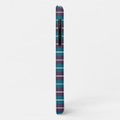 Paarse Blauwgroen naam van het trilpatroon Case-Mate iPhone Case (Achterkant/links)