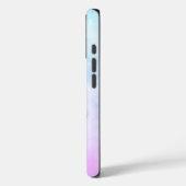 Paarse Blauwgroen Tie Dye Calligrafie Persoonlijke Case-Mate iPhone Case (Achterkant / Links)