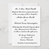 Paarse Blauwgroen uitnodiging tot het indienen van (Achterkant)