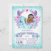 Paarse Blauwgroen uitnodiging tot het indienen van (Voorkant)