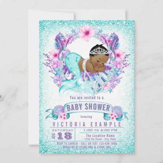 Paarse Blauwgroen uitnodiging tot het indienen van (Voorkant)