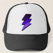 Paarse bliksem Thunder Bolt Trucker Pet (Voorkant)
