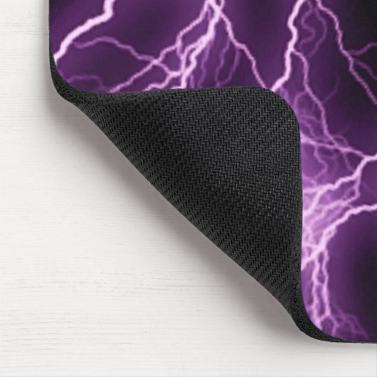 Paarse bliksemweergave muismat (Hoek)