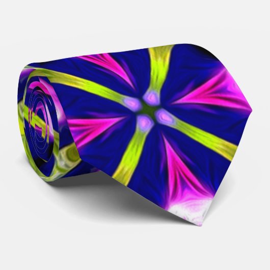 Paarse blikvanger stropdas (Opgerold)