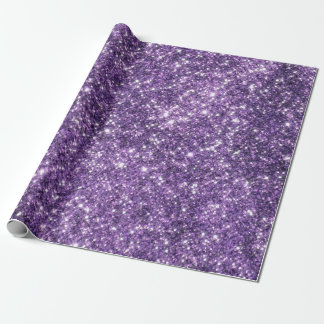 Paarse bling inpakpapier