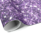 Paarse bling inpakpapier (Rol Hoek)