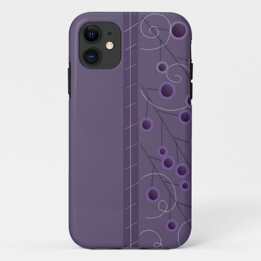 Paarse Bliss Bloem Case-Mate iPhone Case (Achterkant)