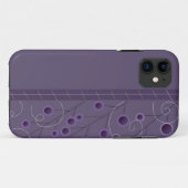 Paarse Bliss Bloem Case-Mate iPhone Case (Achterkant (horizontaal))
