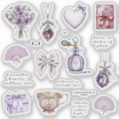 Paarse Bliss Sticker Collectie (Voorkant)