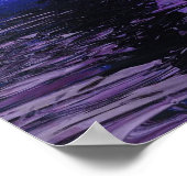 Paarse Bliss van Michelle Wilder Poster (Hoek)