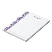 Paarse  blocnote (Linkerzijde)