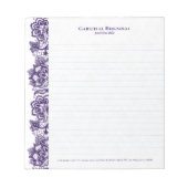 Paarse  blocnote (Voorkant)