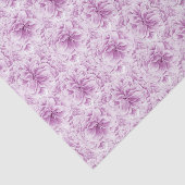 paarse bloei waterverf bloemkunstweefsel papier (Detail)