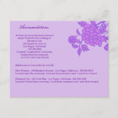 Paarse Bloem Aangepaste Enclosure Kaarten (Voorkant)