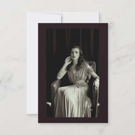 Paarse bloem begrafenisfoto dank u kaart notitiekaartje (Achterkant)