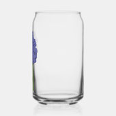 Paarse Bloem Blikvorm Glas (Links)