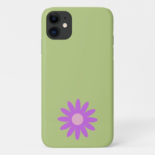 Paarse bloem, bloem, bloem, bloem Case-Mate iPhone case (Achterkant)
