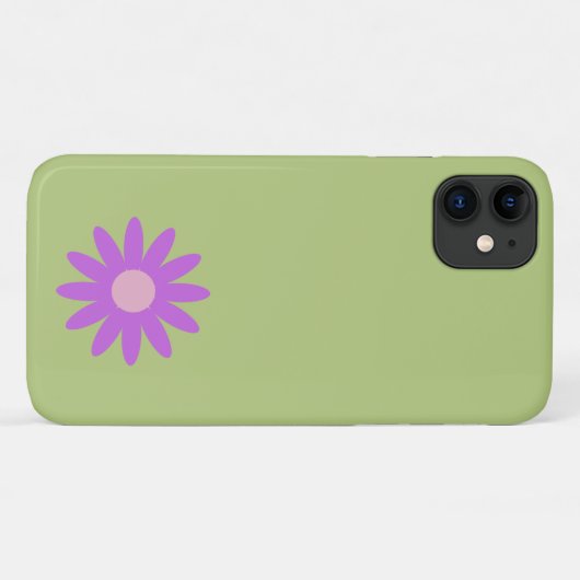 Paarse bloem, bloem, bloem, bloem Case-Mate iPhone case (Achterkant (horizontaal))