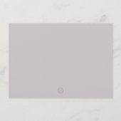 Paarse Bloem Bloemen Plant Gepersonaliseerd Briefp Bedankkaart (Achterkant)