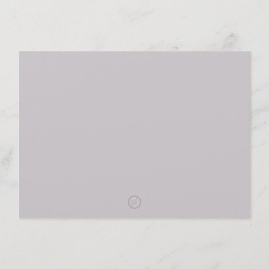 Paarse Bloem Bloemen Plant Gepersonaliseerd Briefp Bedankkaart (Achterkant)