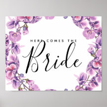 paarse bloem botanisch hier komt de bruid