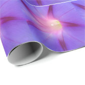 Paarse Bloem Cadeaupapier (Rol Hoek)