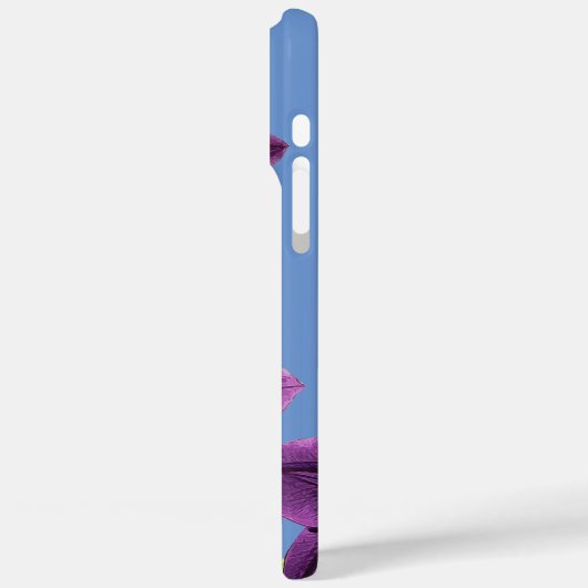 paarse bloem Case-Mate iPhone case (Achterkant / Links)