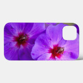 Paarse bloem Case-Mate iPhone case (Achterkant (horizontaal))
