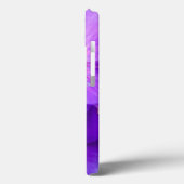 Paarse bloem Case-Mate iPhone case (Achterkant / Links)