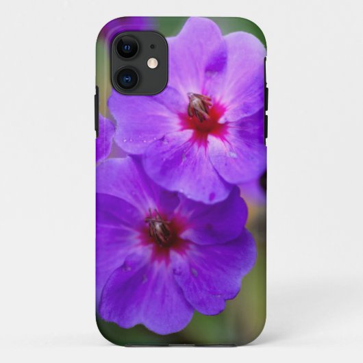 Paarse bloem Case-Mate iPhone case (Achterkant)