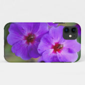 Paarse bloem Case-Mate iPhone case (Achterkant (horizontaal))