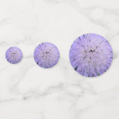 Paarse bloem confetti (Achterkanten)