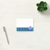 Paarse Bloem Diamant Patroon Rand Post-it® Notes (Kantoor)