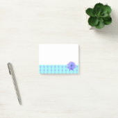 Paarse Bloem Diamant Patroon Rand Post-it® Notes (Kantoor)