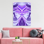 Paarse Bloem Droom Canvas Afdruk (Insitu (Woonkamer))