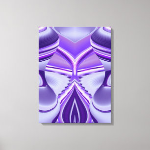 Paarse Bloem Droom Canvas Afdruk