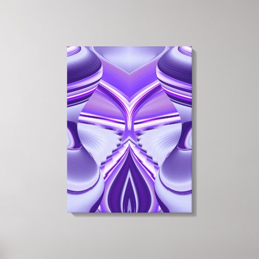 Paarse Bloem Droom Canvas Afdruk (Voorkant)
