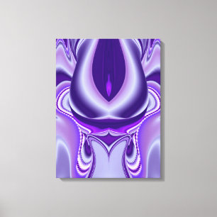 Paarse Bloem Droom Canvas Afdruk
