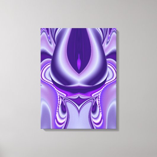 Paarse Bloem Droom Canvas Afdruk (Voorkant)
