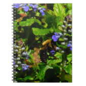 Paarse Bloem en Bumble Bee Notitieboek (Voorkant)