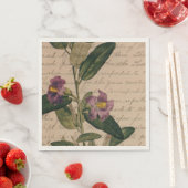 Paarse bloem Ephemera Servet (Insitu)