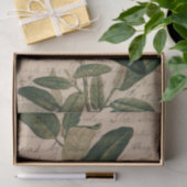 Paarse bloem Ephemera Tissuepapier (Geschenk)