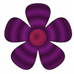 paarse bloem fotobeeldje ornament<br><div class="desc">kleurrijke paarse bloem</div>