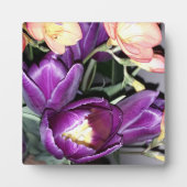 Paarse bloem fotoplaat (Voorkant)