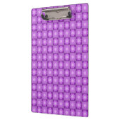 Paarse Bloem Geometrisch Patroon Klembord (Links)