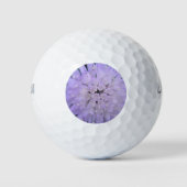 Paarse bloem golfballen (Voorkant)