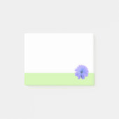 Paarse Bloem Groene Rand Post-it® Notes (Voorkant)