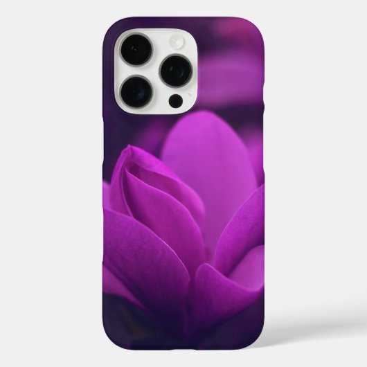 Paarse bloem in zacht licht Case-Mate iPhone case (Achterkant)