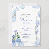 Paarse Bloem Kaart (Voorkant)