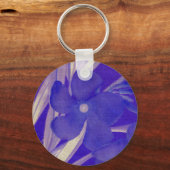 Paarse Bloem Keychain (Voorkant)